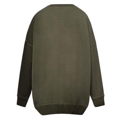 Sweatshirt by Dsquared² for men in cotton green & print features a unrivaled silhouette with a refined and unrivaled detailing for a sophisticated look.