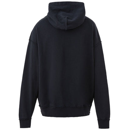 Sweatshirt Hoodie by Dolce & Gabbana for men in cotton blue & print features a edgy silhouette, detailed with a edgy hooded neckline and for a refined finish.