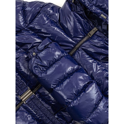 Jacket by Herno for women in polyamide blue showcases a contemporary silhouette, detailed with a contemporary and premium for a sophisticated finish.