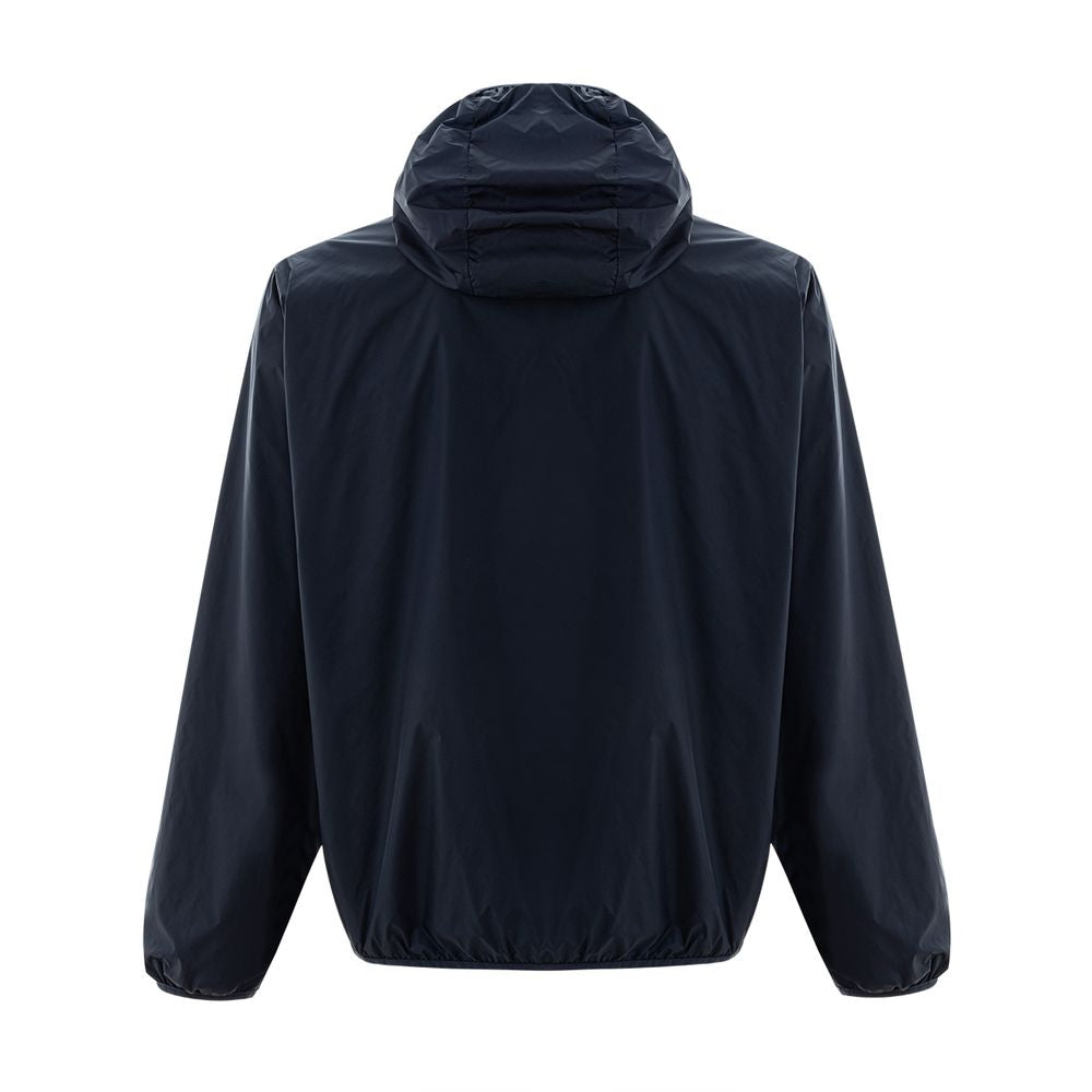 Invicta Men's Blue Polyamide Jacket with Hood