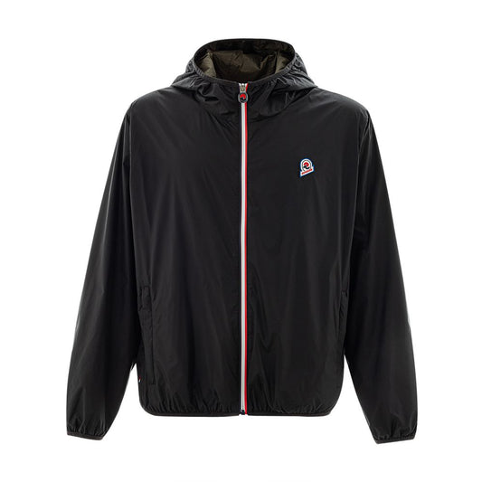 Invicta Men's Black Polyamide Jacket with Hood