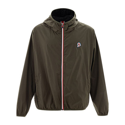 Invicta Men's Green Polyamide Jacket with Hood