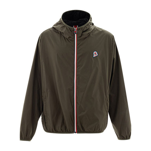 Invicta Men's Green Polyamide Jacket with Hood