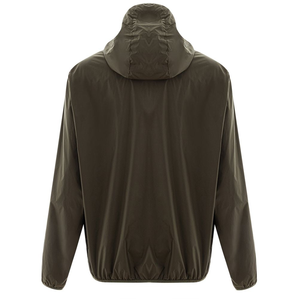 Invicta Men's Green Polyamide Jacket with Hood