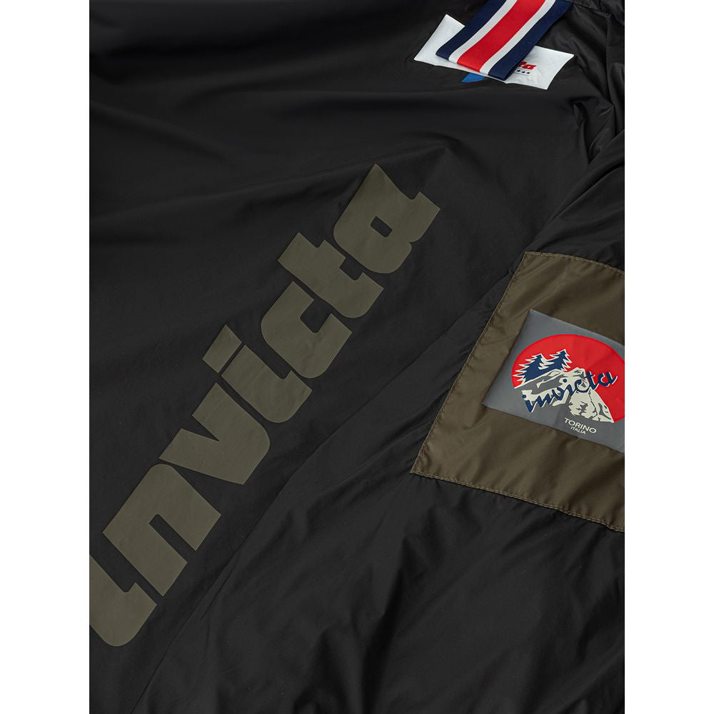 Invicta Men's Green Polyamide Jacket with Hood