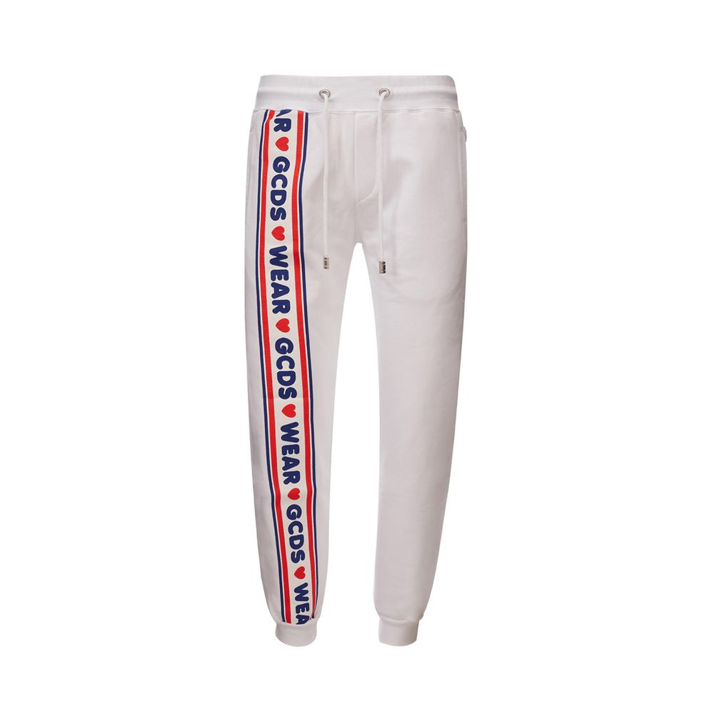 Jeans by GCDS for men in cotton white features a refined silhouette with a refined , defined by a and a refined long for a refined finish.