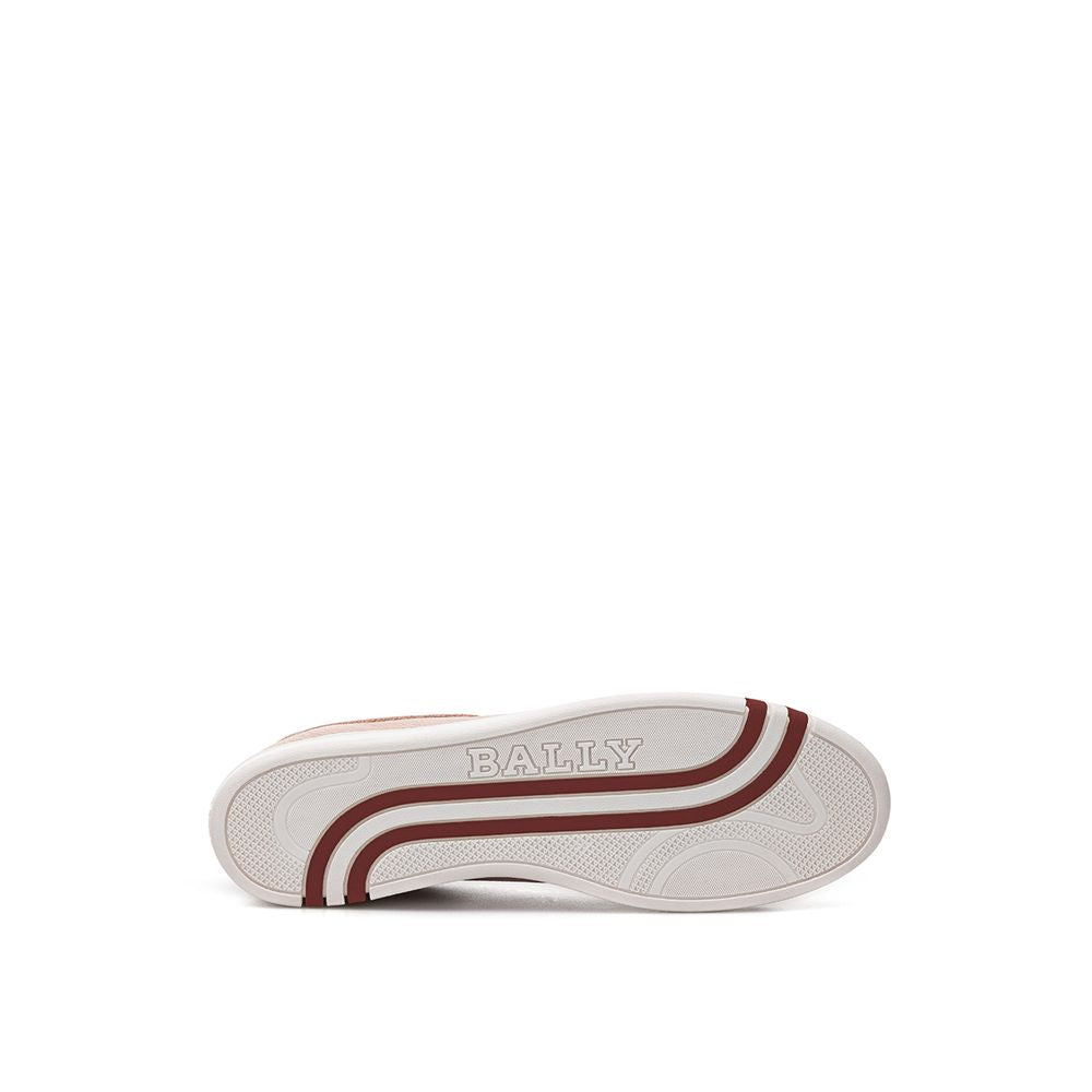Sneakers by Bally for women in leather & rubber beige, pink, white & signature features an versatile design from the Women's Casual Leather & Rubber Sneakers collection, highlighting a versatile casual style for a premium, high-fashion look.