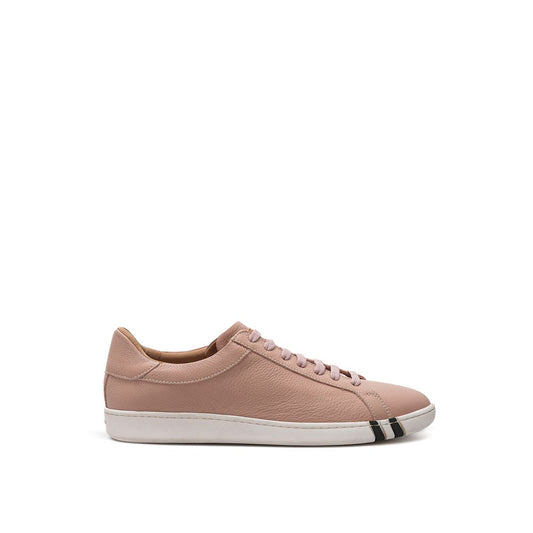 Sneakers by Bally for women in leather pink features an versatile design from the Women's Fashion Leather Sneakers collection, highlighting a versatile fashion style for a premium, high-fashion look.