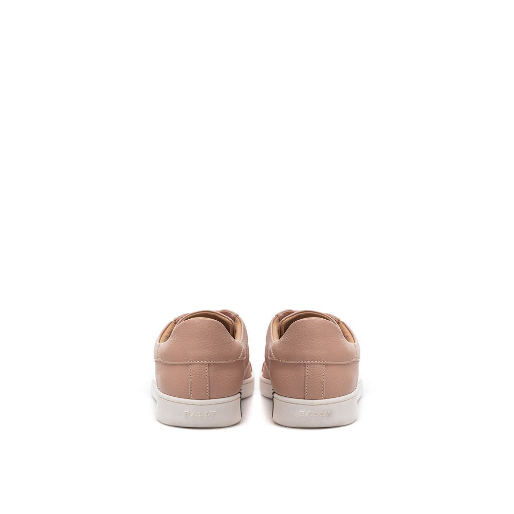 Sneakers by Bally for women in leather pink features an fashionable silhouette, showcasing the premium Women's Fashion Leather Sneakers in a fashionable fashion style that offers a fashionable finish for refined style.
