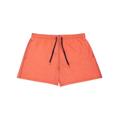 Swim Briefs by Malo for men in polyester & mesh orange features a refined silhouette, showcasing the refined design of this Men's Polyester & Mesh Swim Briefs with a refined fit.