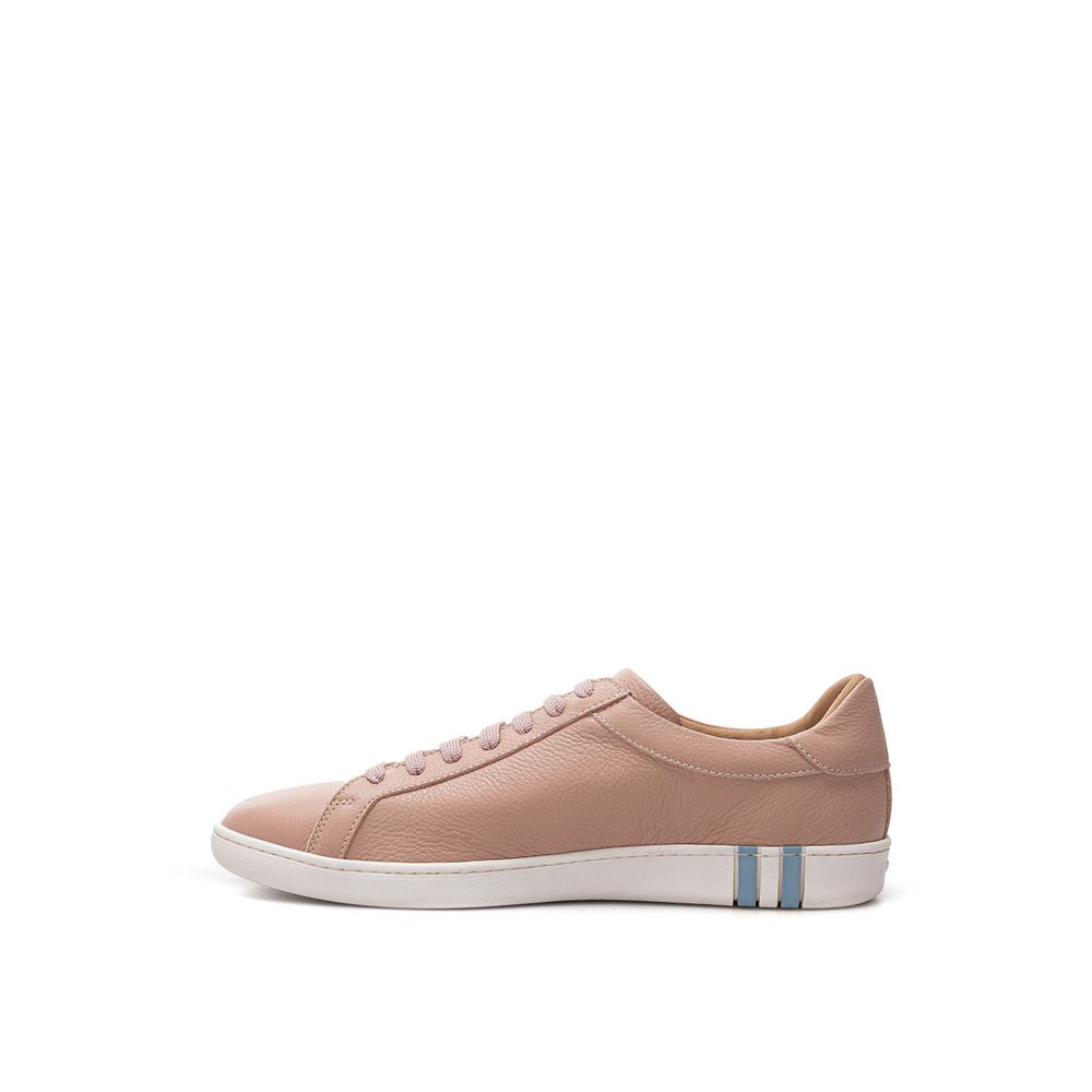 Sneakers by Bally for women in leather pink features an timeless silhouette from the Aren Women's Casual Leather Sneakers collection, showcasing a signature casual style with an timeless finish.