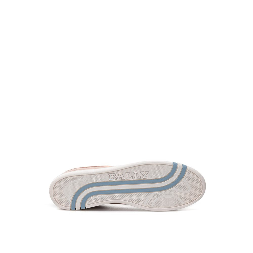 Sneakers by Bally for women in leather pink features an versatile design from the Aren Women's Casual Leather Sneakers collection, highlighting a versatile casual style for a premium, high-fashion look.