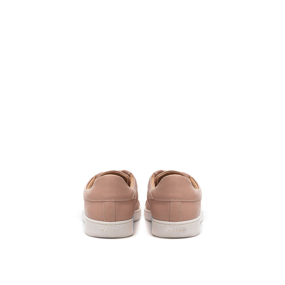 Sneakers by Bally for women in leather pink features an fashionable silhouette, showcasing the premium Aren Women's Casual Leather Sneakers in a fashionable casual style that offers a fashionable finish for refined style.
