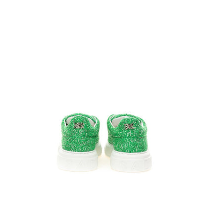 Sneakers by Casadei for women in leather emerald & green features an timeless silhouette from the Grace Women's Casual Leather Sneakers collection, showcasing a signature casual style with an timeless finish.