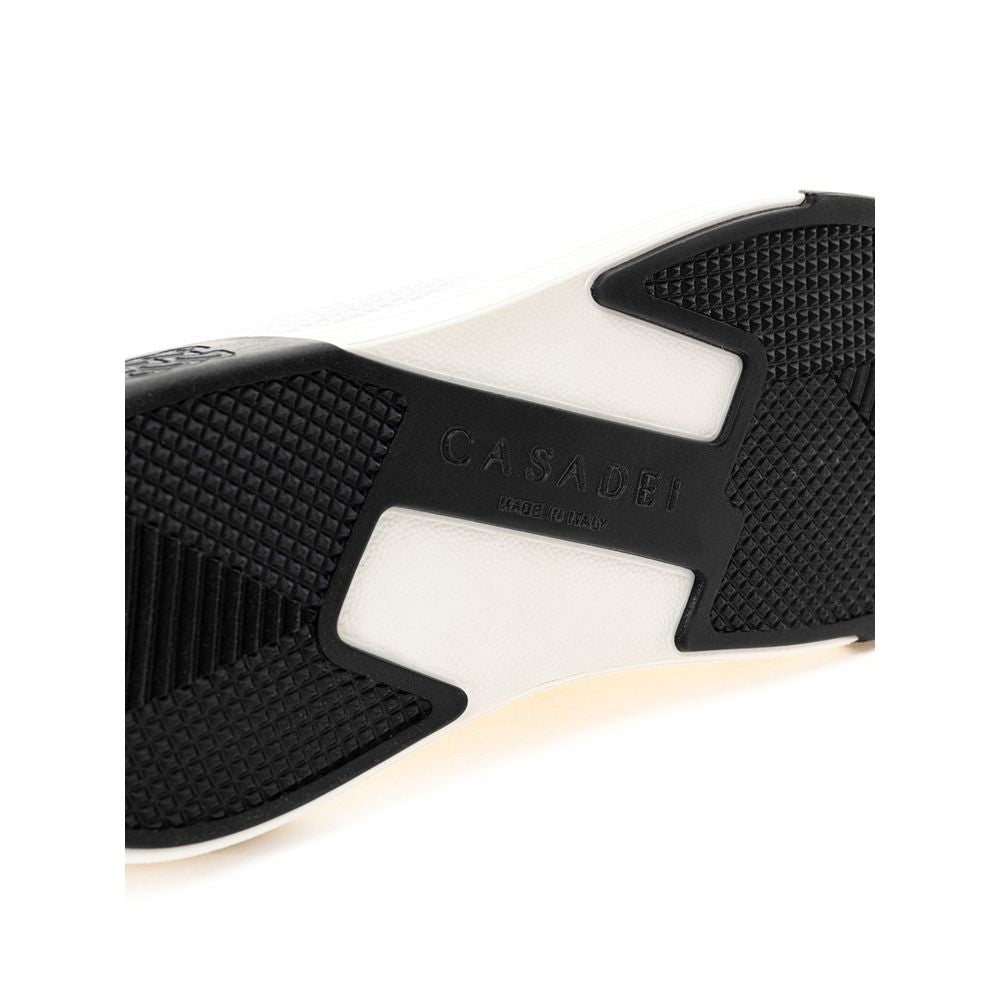 Sneakers by Casadei for women in leather white presents a on trend silhouette from the Women's Casual Leather Sneakers collection, showcasing a on trend casual style for an elevated aesthetic.