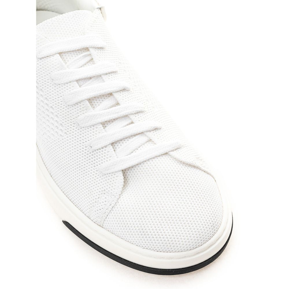 Sneakers by Casadei for women in leather white features an fashionable silhouette, showcasing the premium Women's Casual Leather Sneakers in a fashionable casual style that offers a fashionable finish for refined style.