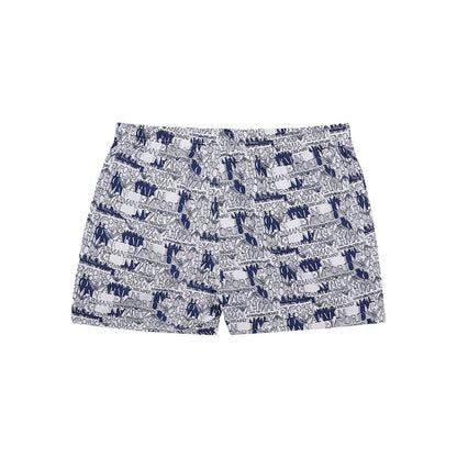 Boardshorts by Emporio Armani for men in polyester white presents a resort ready silhouette, perfectly capturing the essence of Men's Polyester Boardshorts.