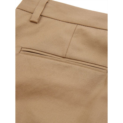 Trousers by Lardini for women in cotton brown features a tailored silhouette with a tailored , defined by its long and a sophisticated .