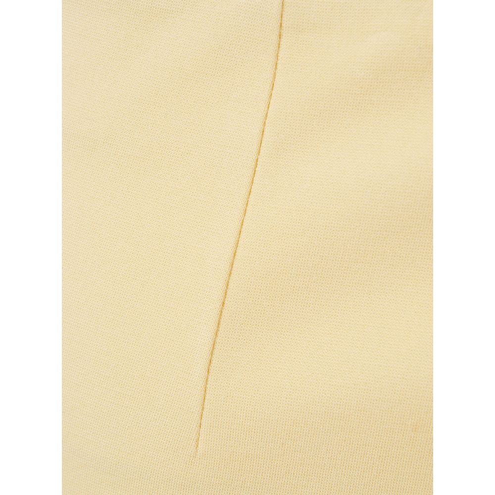 Skirt by Lardini for women in viscose yellow features a contoured silhouette from the Women's Viscose Skirt collection, characterized by its contoured for a contoured finish.