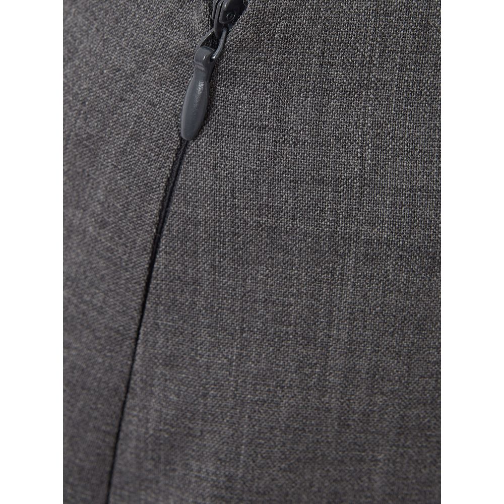 Skirt by Lardini for women in wool gray features a sublime silhouette, showcasing the sublime design of the Grace Women's Wool Skirt in a sophisticated .