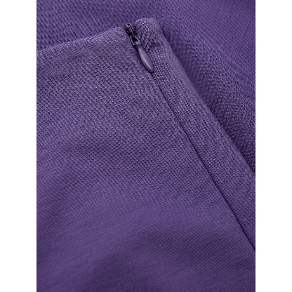 Pants by Lardini for women in viscose purple features a sleek silhouette with a sleek , a refined long, and a sophisticated finish.