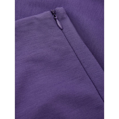 Pants by Lardini for women in viscose purple features a sleek silhouette with a sleek , a refined long, and a sophisticated finish.