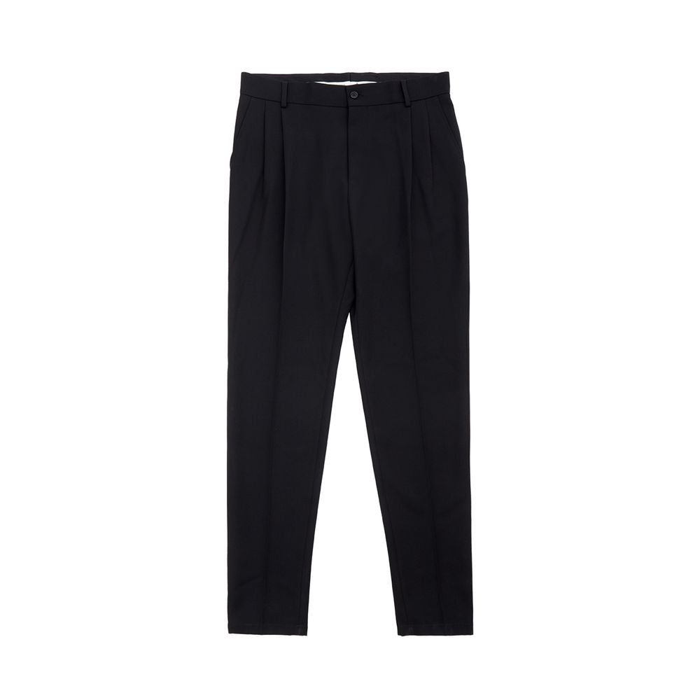 Jeans by Dolce & Gabbana for men in polyester black features a polished silhouette with a polished , reaching a polished long and finished with a polished .