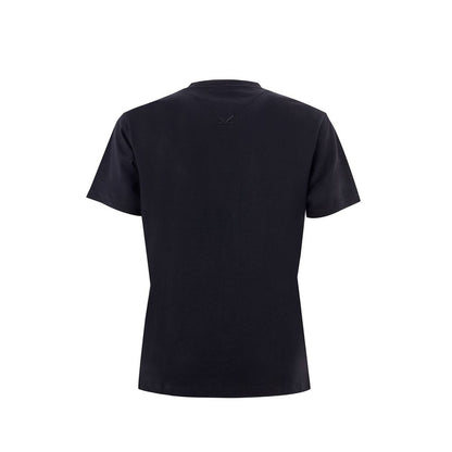 T-Shirt by Kenzo for men in cotton black showcases a dramatic silhouette, elegantly detailed with a dramatic and for a truly dramatic finish.