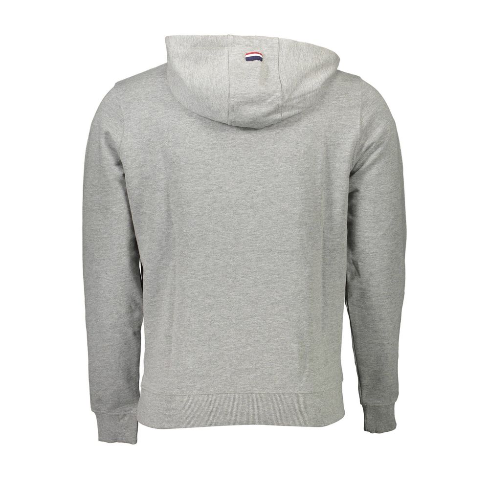Hooded Sweatshirt Sweater by U.S. POLO ASSN. for men in cotton gray showcases an masterful silhouette, artfully detailed with a masterful and for a sophisticated, premium finish.