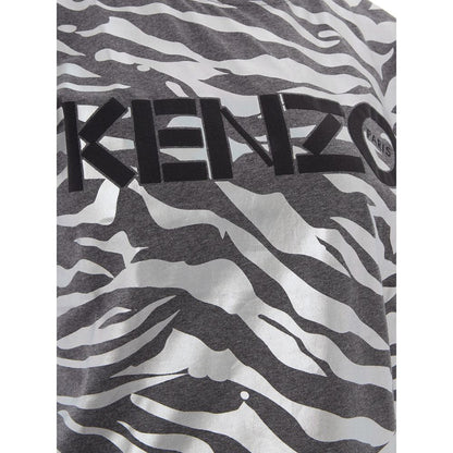 T-Shirt by Kenzo for women in cotton multicolor & print showcases a chic silhouette, artfully detailed with a chic round neckline and for a chic finish.