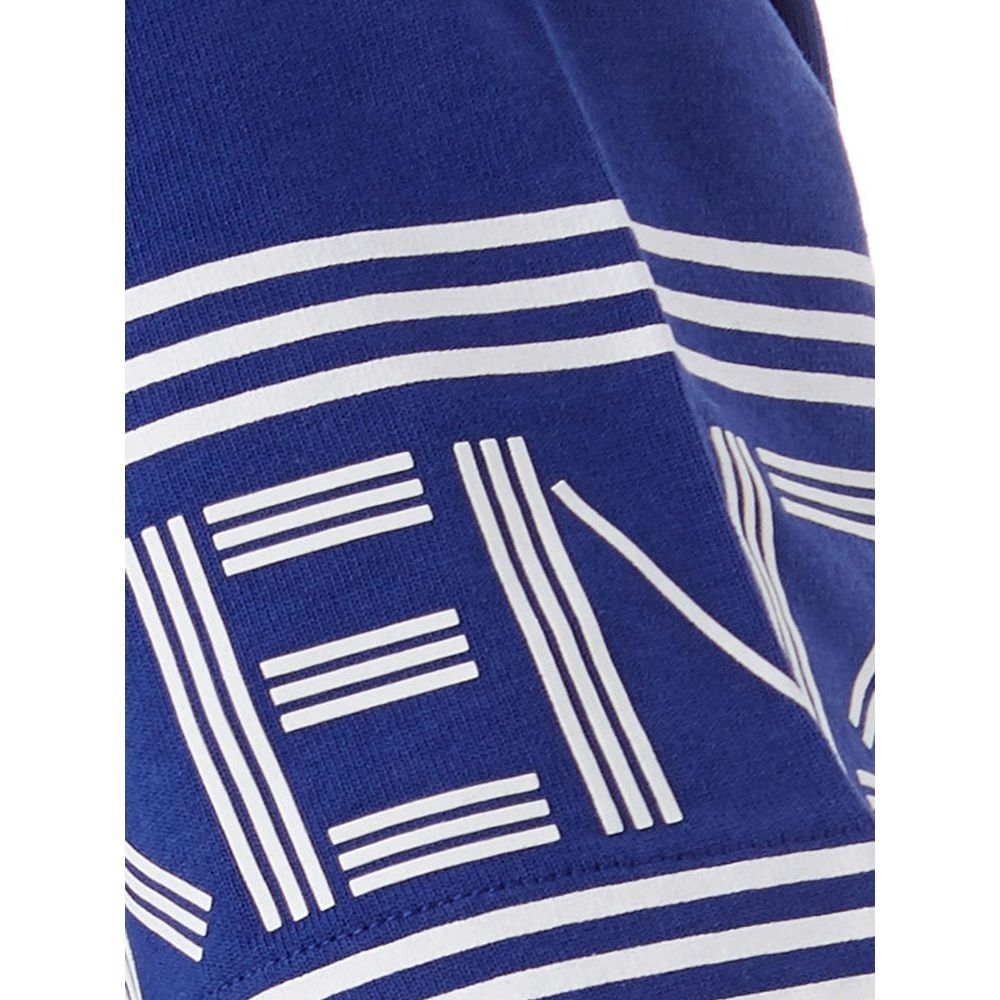 T-Shirt by Kenzo for women in cotton blue features an edgy silhouette, meticulously detailed with a sophisticated and for a truly edgy finish.