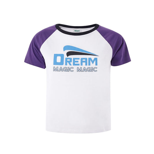T-Shirt by Kenzo for women in cotton multicolor & patterned showcases a dramatic silhouette, elegantly detailed with a dramatic and for a truly dramatic finish.