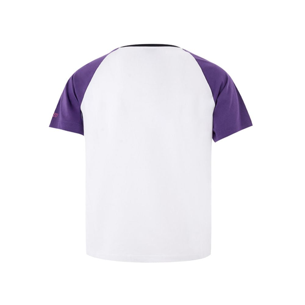 T-Shirt by Kenzo for women in cotton multicolor & patterned features an edgy silhouette, meticulously detailed with a sophisticated and for a truly edgy finish.