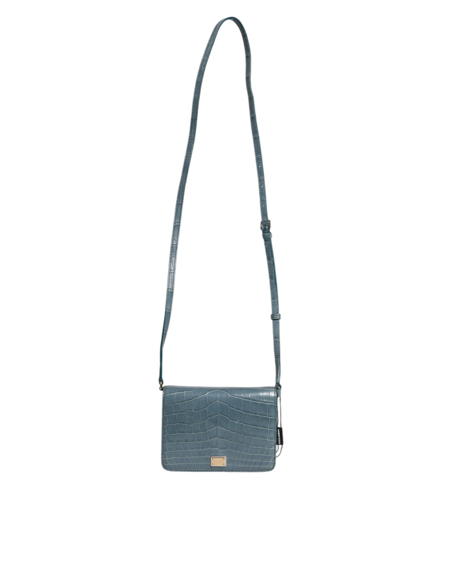 Mini Crossbody Handbag by Dolce & Gabbana for women in exotic leather black, gold & green features a transformative sophistication silhouette, showcasing a secure magnetic, ample internal-pockets & cardholder, and versatile crossbody-strap for a transformative sophistication look.