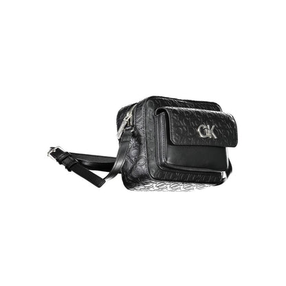 Shoulder Convertible Handbag by Calvin Klein for women in polyester black presents a enviable design with a secure zipper, ample external-pockets & internal-pockets, and versatile shoulder-strap & adjustable-strap for a sophisticated look.