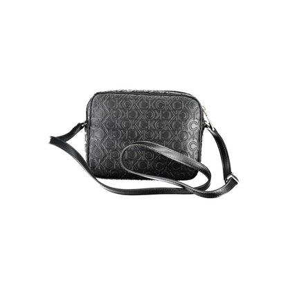 Shoulder Convertible Handbag by Calvin Klein for women in polyester black presents a exquisite silhouette, showcasing a secure zipper and organized external-pockets & internal-pockets with versatile shoulder-strap & adjustable-strap.