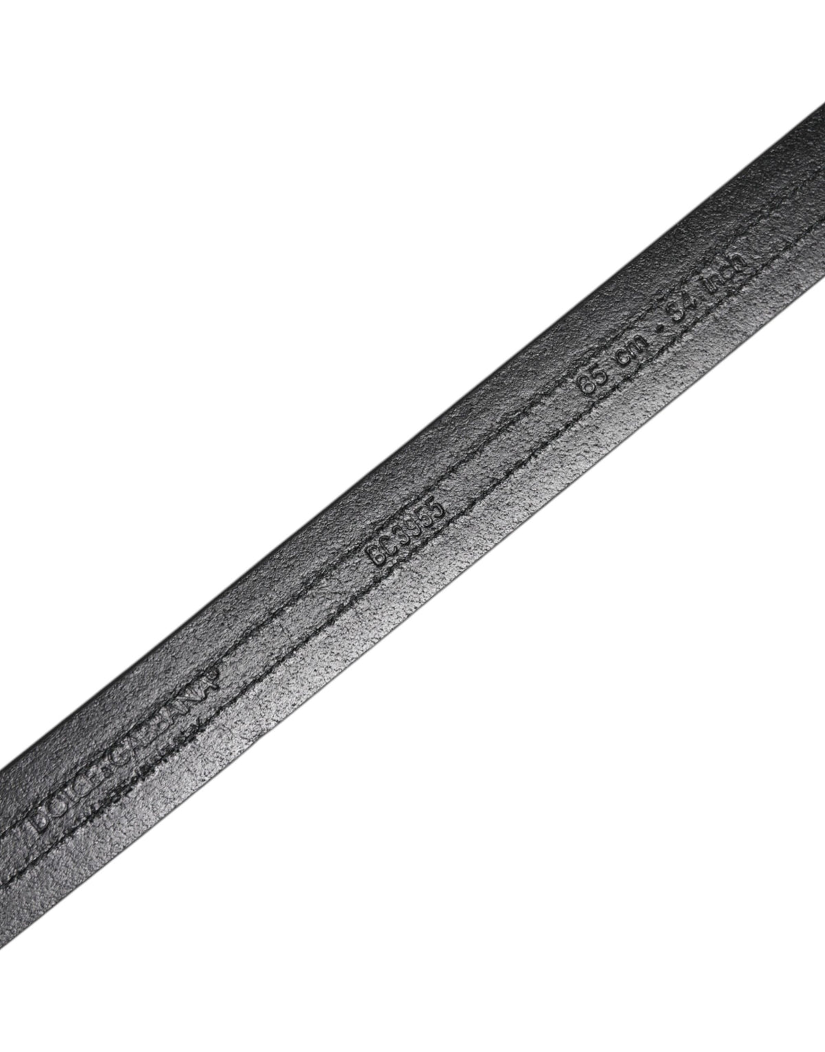 Dolce & Gabbana Calfskin Leather Belt - Black Bronze Burgundy