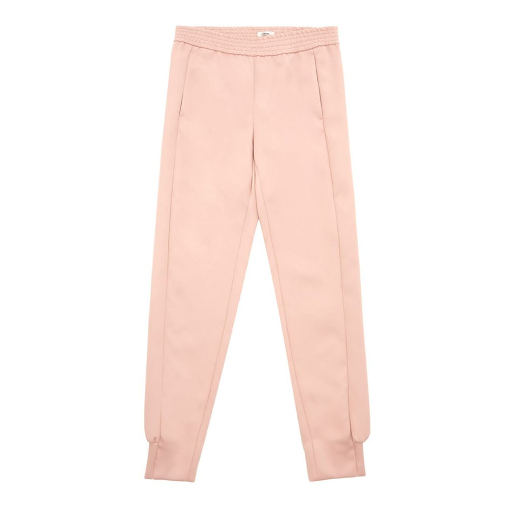 Trousers by Lardini for women in polyester pink presents a perennial silhouette, meticulously tailored with a cut, long finish, and an elegant .