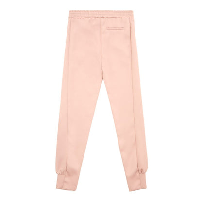 Trousers by Lardini for women in polyester pink features an on trend silhouette, showcasing a sophisticated with a long and for an on trend finish.