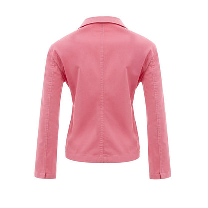 Vest by Lardini for women in cotton pink features an on trend silhouette, showcasing a sophisticated and premium for a truly on trend finish.
