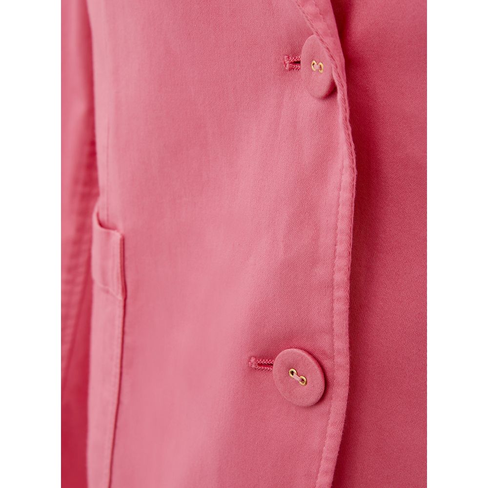 Vest by Lardini for women in cotton pink features a chic silhouette, expertly detailed with a refined and premium for a truly chic look.