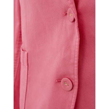 Vest by Lardini for women in cotton pink features a chic silhouette, expertly detailed with a refined and premium for a truly chic look.