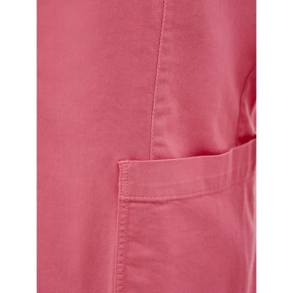 Vest by Lardini for women in cotton pink features a stylish silhouette, showcasing distinct and a refined for a truly stylish finish.