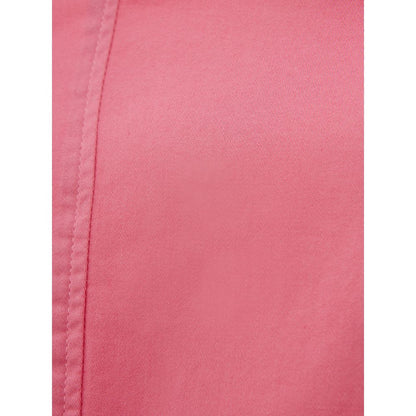 Vest by Lardini for women in cotton pink showcases a dynamic silhouette, perfectly balancing with a dynamic for a sophisticated, high-fashion look.