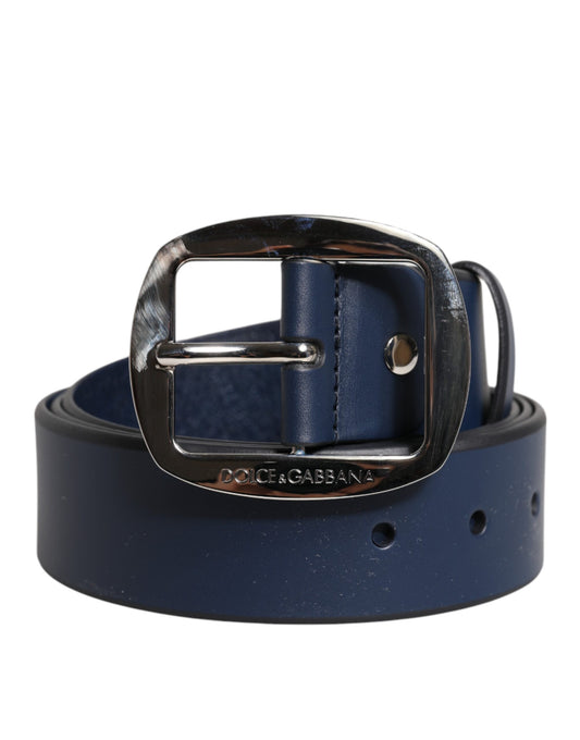 Dolce & Gabbana Calf Leather Belt - Blue