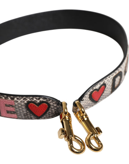 Shoulder Strap by Dolce & Gabbana for women in ayers calf leather multicolor features a effortlessly chic design, perfectly complementing the signature look of the Ayers Calf Leather Shoulder Strap.