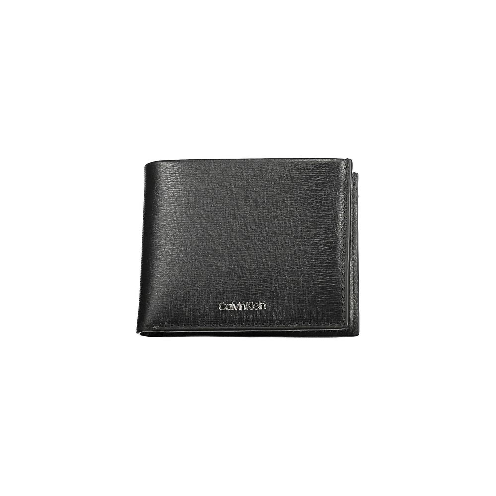 Cardholder Wallet by Calvin Klein for men in polyester & polyethylene black showcases a refined silhouette, artfully capturing the essence of the refined Polyester & Polyethylene Cardholder Wallet design with functional card-organization rfid-protection coin-purse.