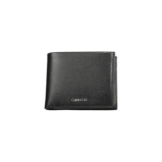 Cardholder Wallet by Calvin Klein for men in polyester & polyethylene black showcases a refined silhouette, artfully capturing the essence of the refined Polyester & Polyethylene Cardholder Wallet design with functional card-organization rfid-protection coin-purse.