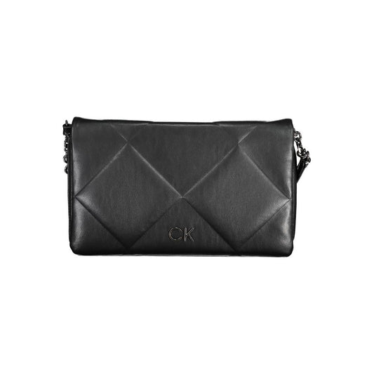 Quilted Shoulder Convertible Handbag by Calvin Klein for women in polyester faux leather black presents a enviable design with a secure clip, ample built-in-compartments & internal-pockets, and versatile shoulder-strap & adjustable-strap for a sophisticated look.