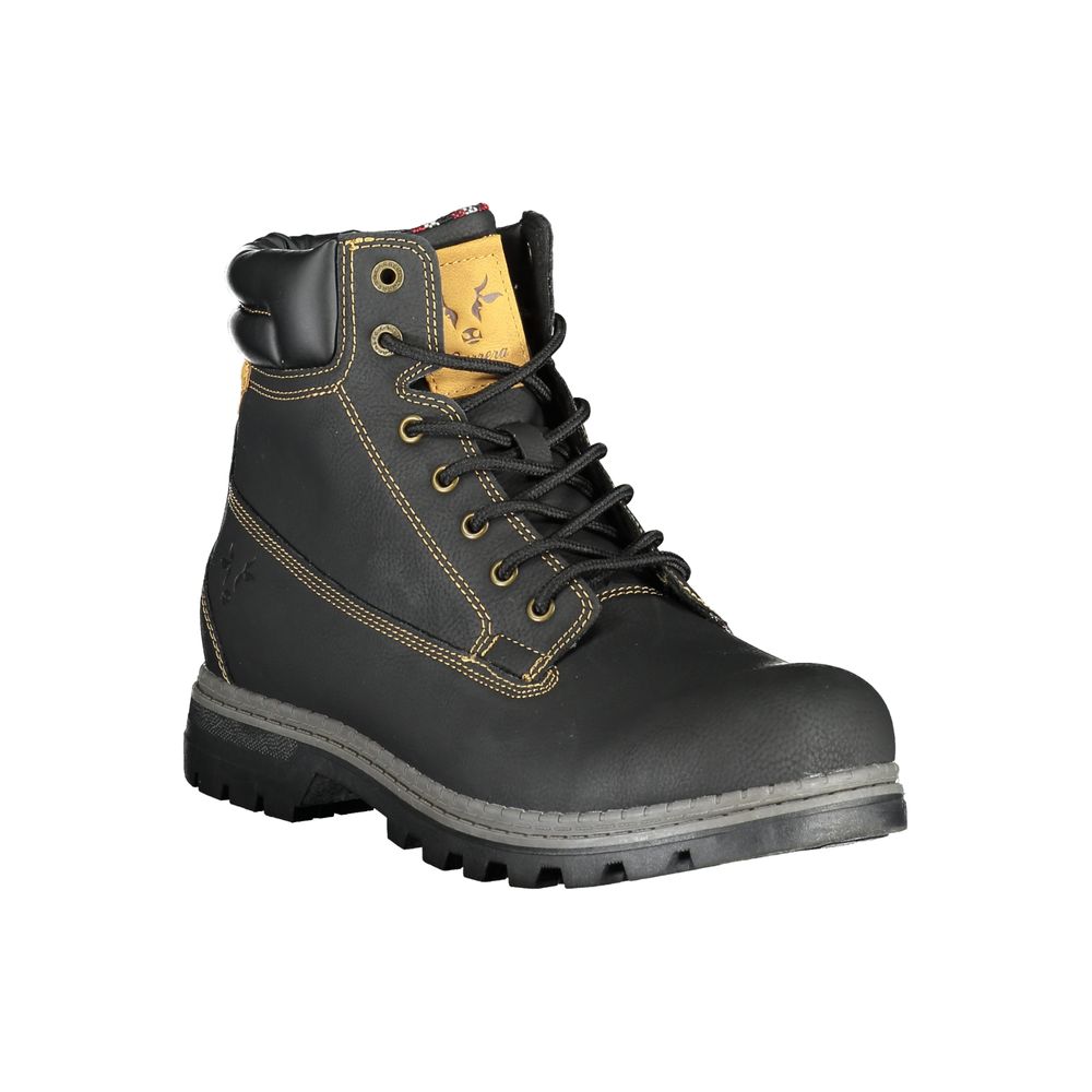 Lace-Up Boots by Carrera for men in polyester & polyethylene black features an high-performance design from the Men's Polyester & Polyethylene Lace-Up Boots collection, highlighting a high-performance and for a refined look.